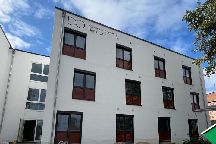 Außenaufnahme Hagen Neubau, Erster Bauabschnitt