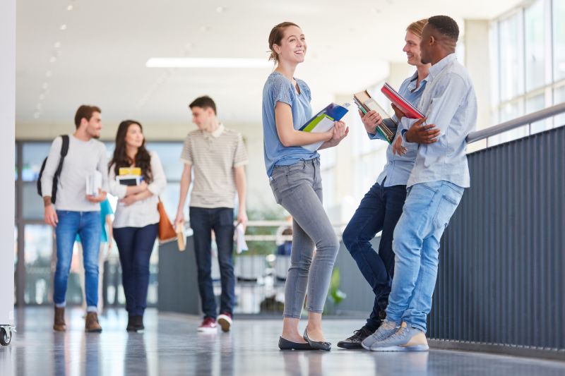 Gruppe junge Studenten